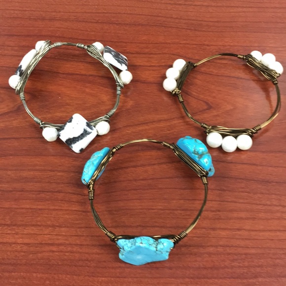 Jewelry - Semi-precious bangle bracelets